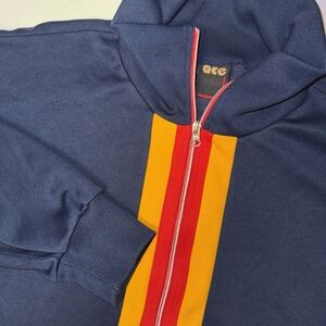 ACE Track Jacket 90's Navy Blue Red Gold Retro XLTG Men